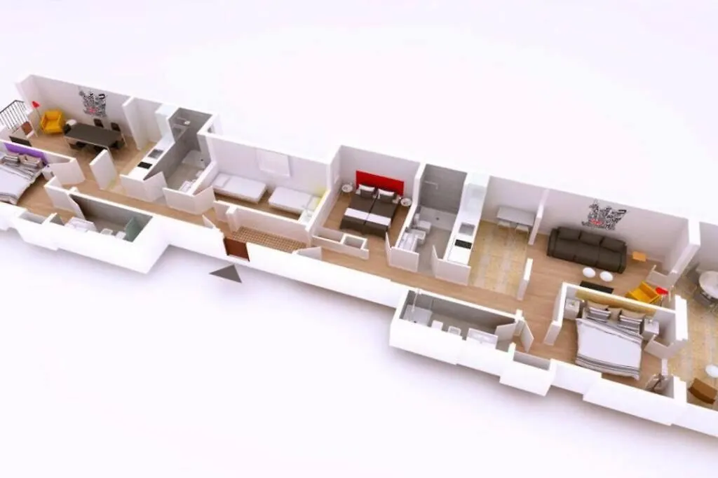 Beautiful 4Bd 4Ba Apartment In Eixample District Barcelona 0*,  Spain